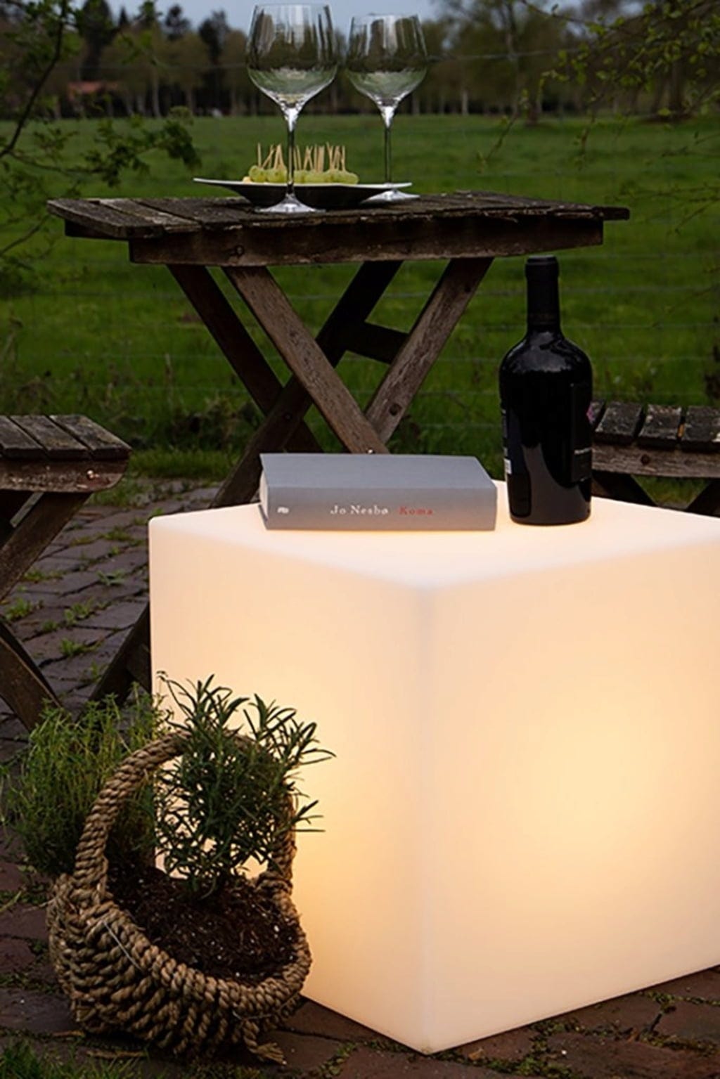  Leuchtwürfel Shining Cube (RGB), Höhe 33 Cm