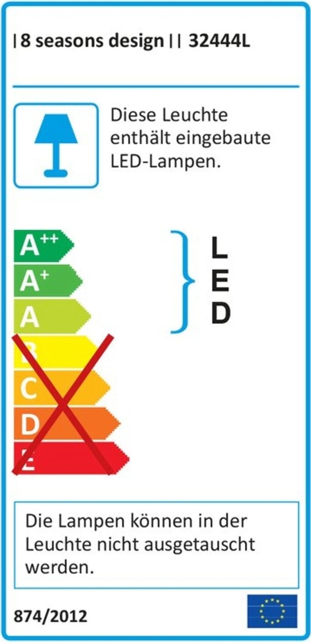  Leuchtwürfel Shining Cube (Solar), Höhe 33 Cm