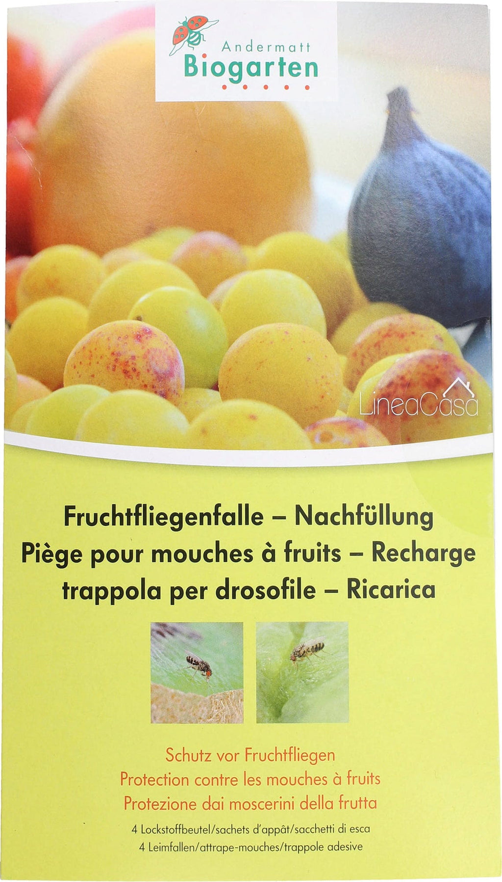 Fruchtﬂiegenfalle LineaCasa Nachfüllset