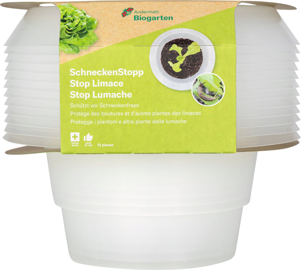  SchneckenStopp PP - 12er Set, Transparent