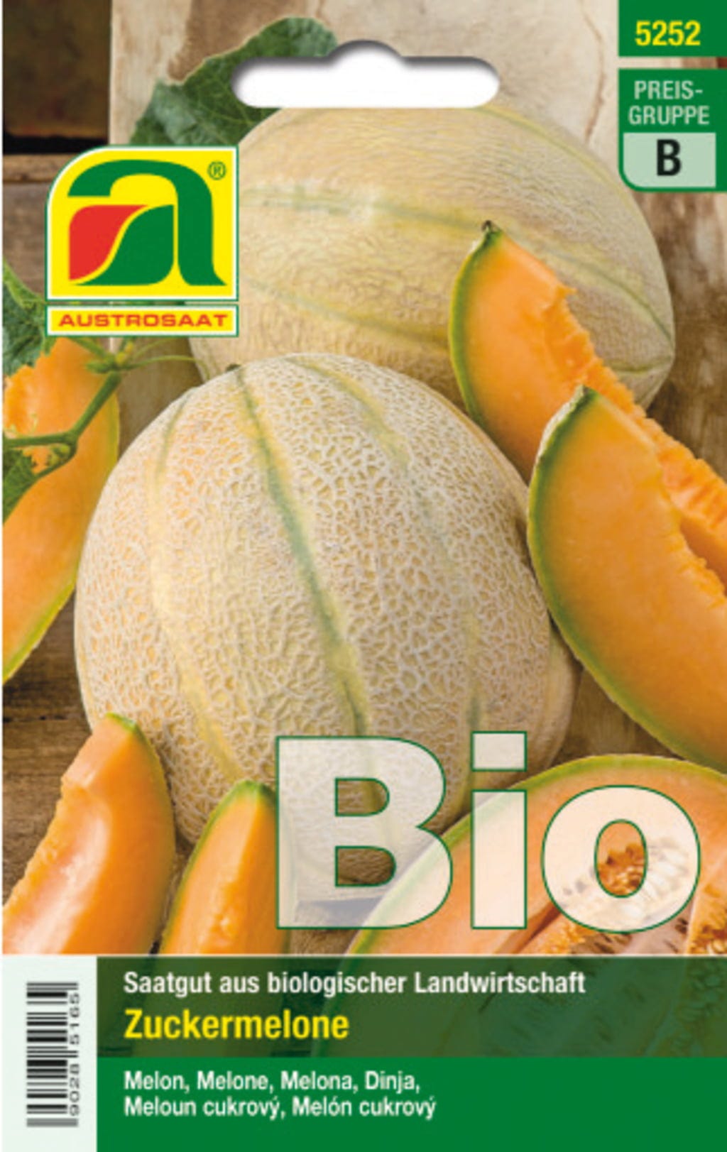  Bio Zuckermelonen Charentais