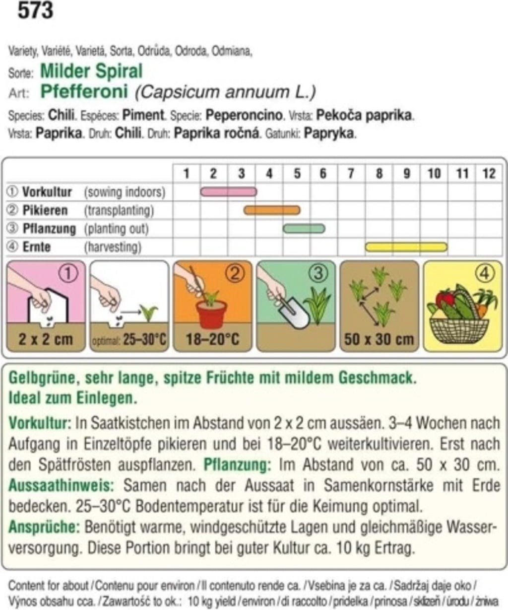  Pfefferoni "Milder Spiral"