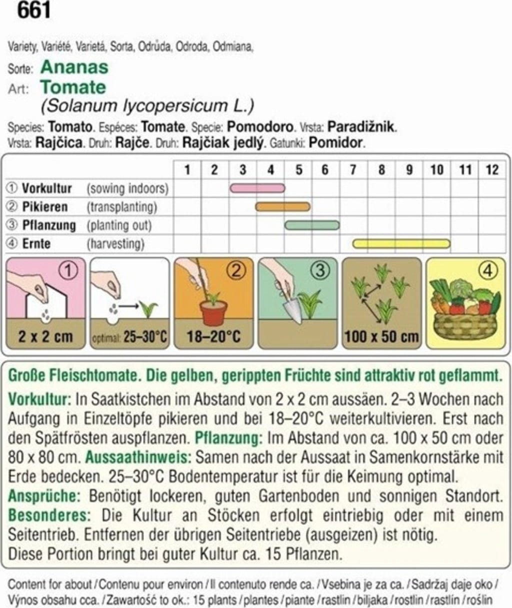  Tomate "Ananas"