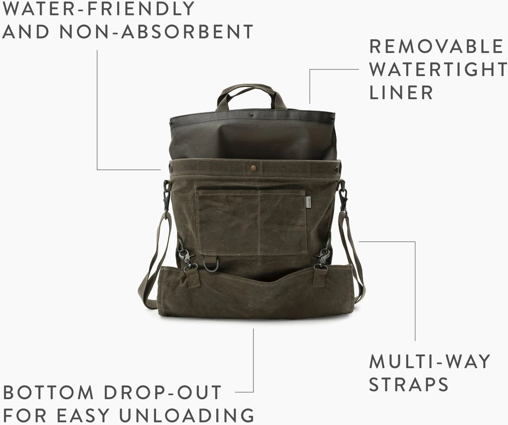 Barebones Ernte- Und Sammeltasche, Dunkel Khaki