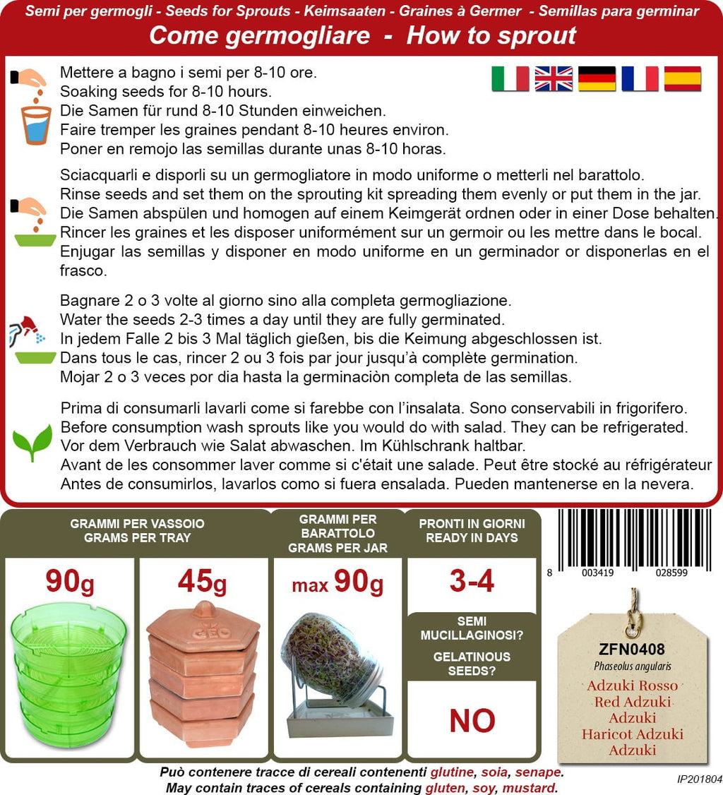  Bio Keimsprossen "Adzuki", 90 G