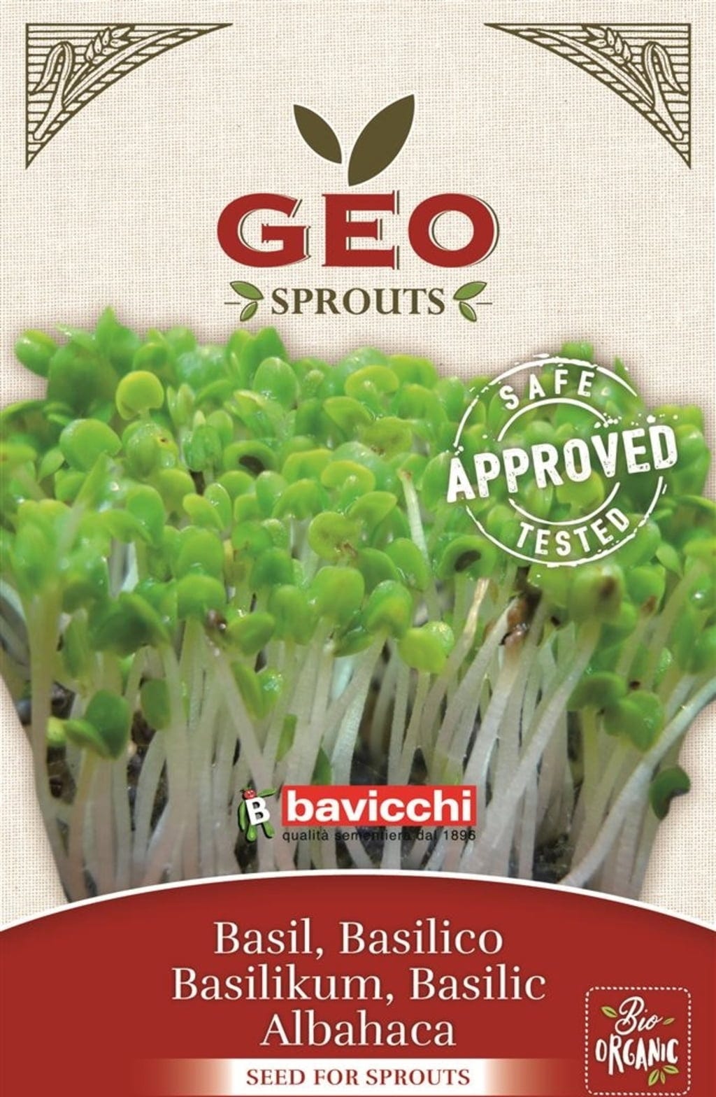  Bio Keimsprossen "Basilikum", 10 G