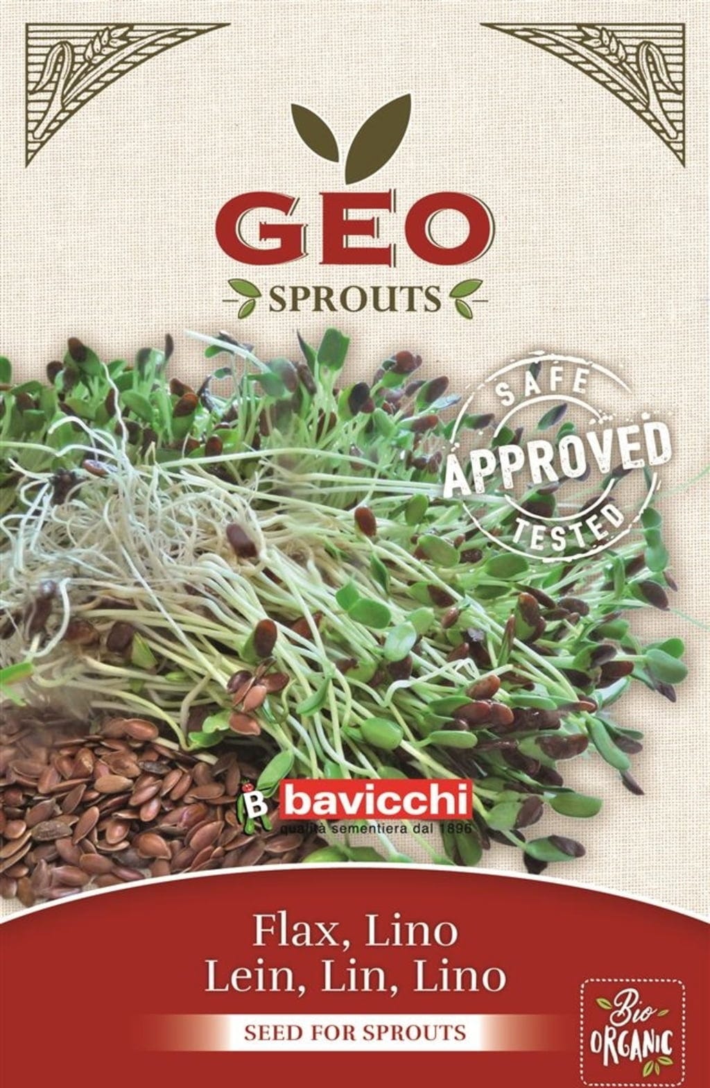  Bio Keimsprossen "Lein", 80 G