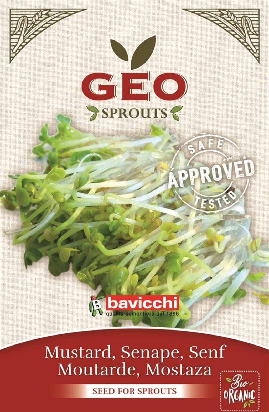  Bio Keimsprossen "Senf", 50 G