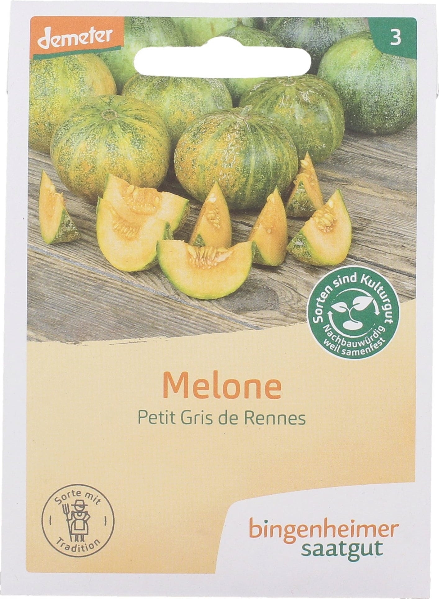  Zuckermelone "Petit Gris De Rennes"