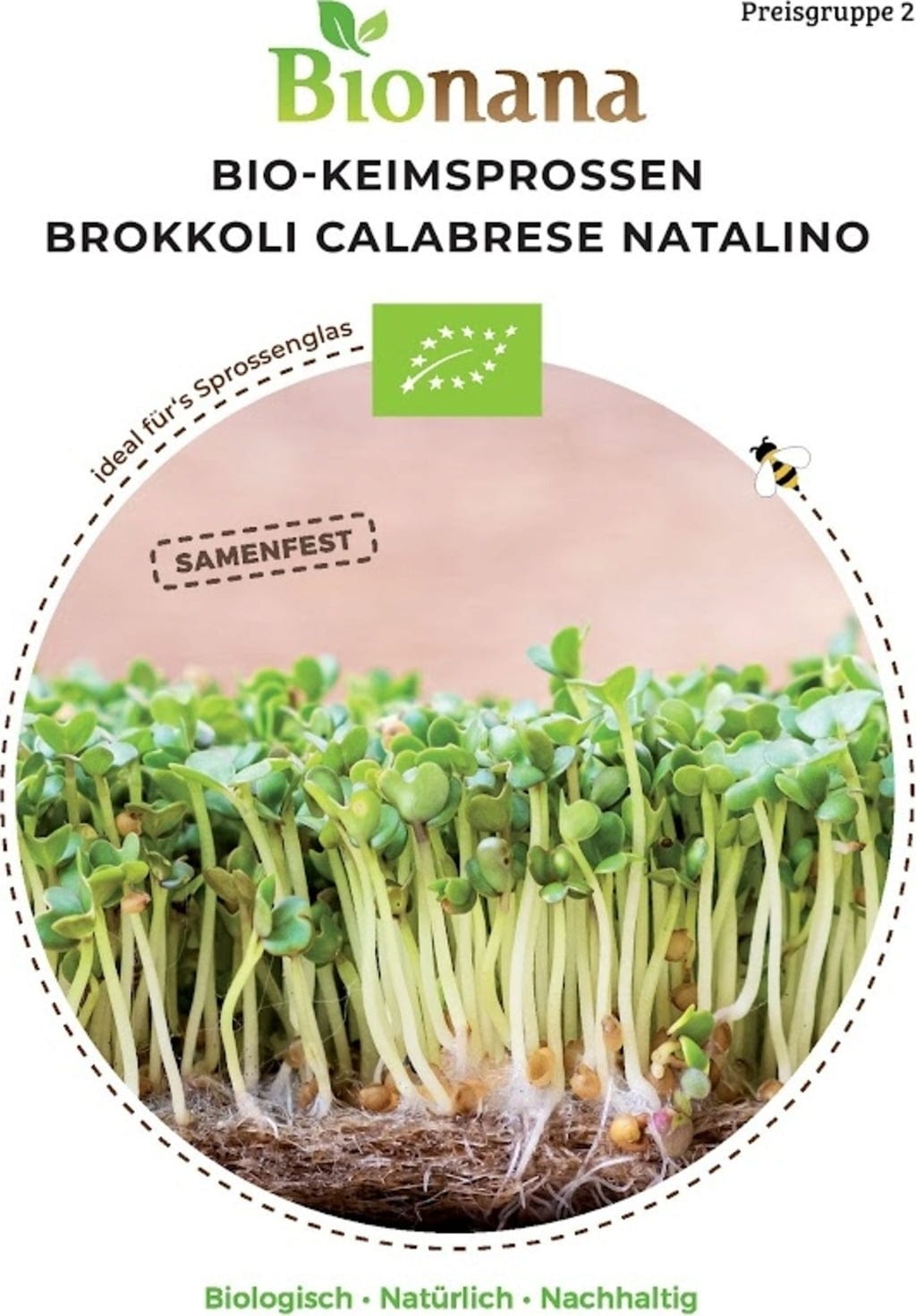  Bio Keimsprossen Brokkoli „Calabrese Natalino“