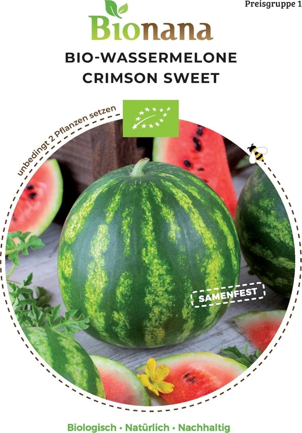  Bio Wassermelone Crimson Sweet
