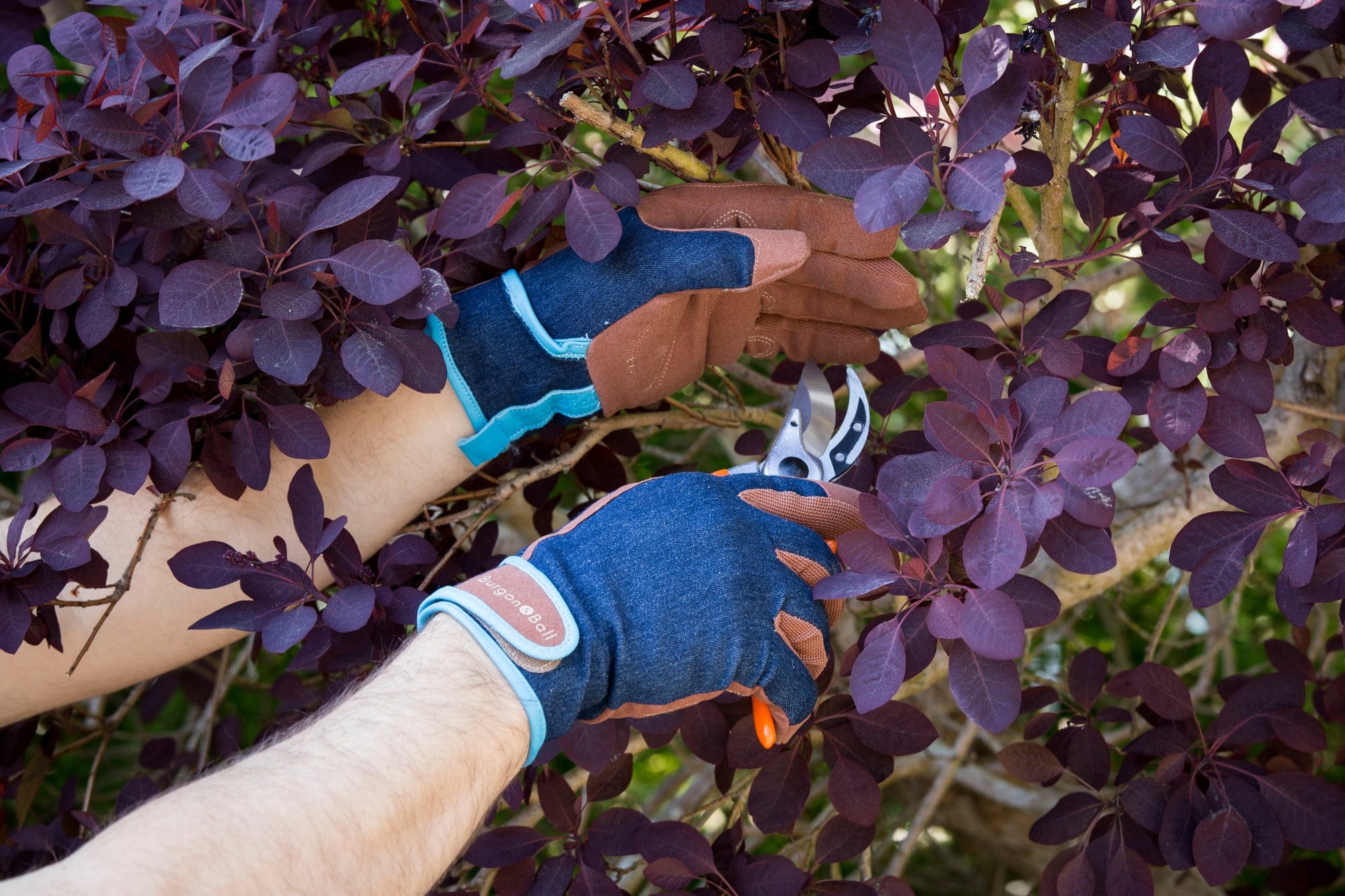  Gartenhandschuhe Für Männer "Denim", M/L (1 Paar)