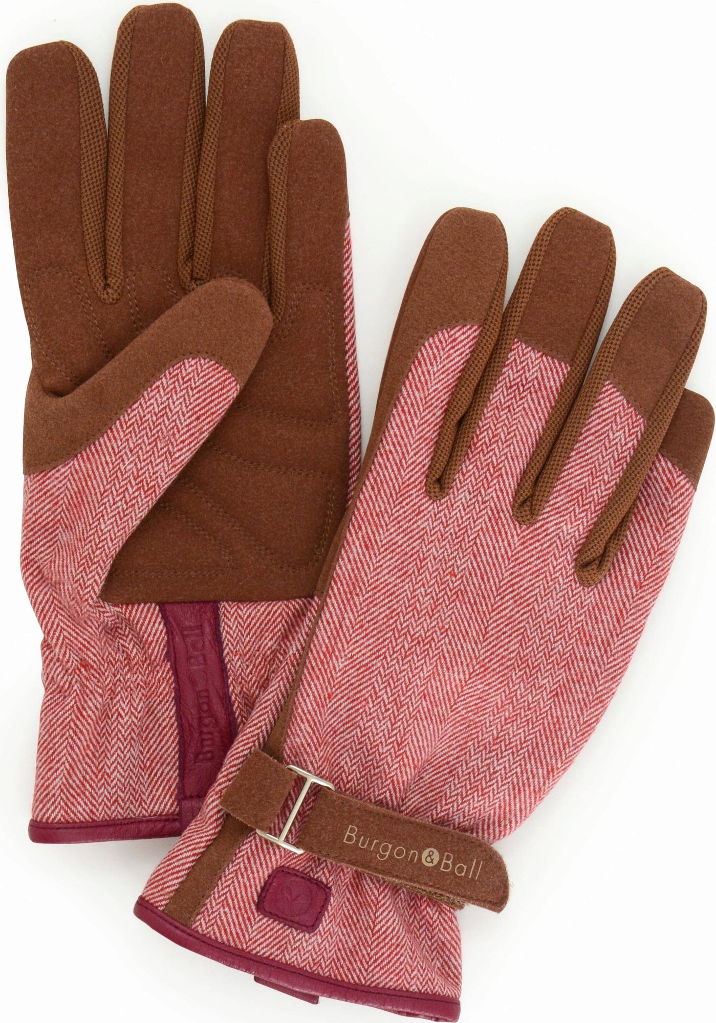  Gartenhandschuhe "Red Tweed", S/M (1 Paar)