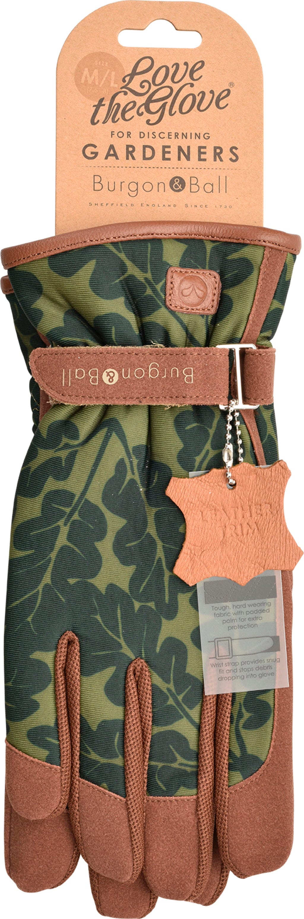  Gartenhandschuhe "Oak Leaf" - Moss, M/L