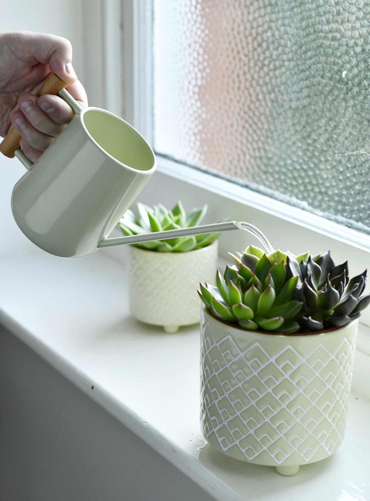 Kleine Gießkanne Für Zimmerpflanzen "Pale Jade"