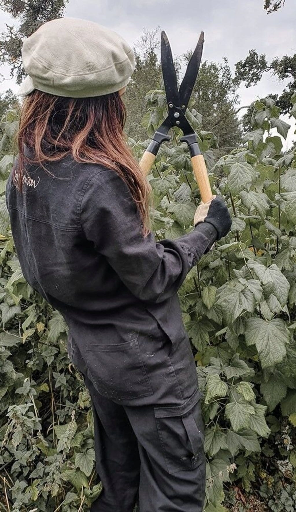  Gartenanzug / Overall - Schwarz, XXL