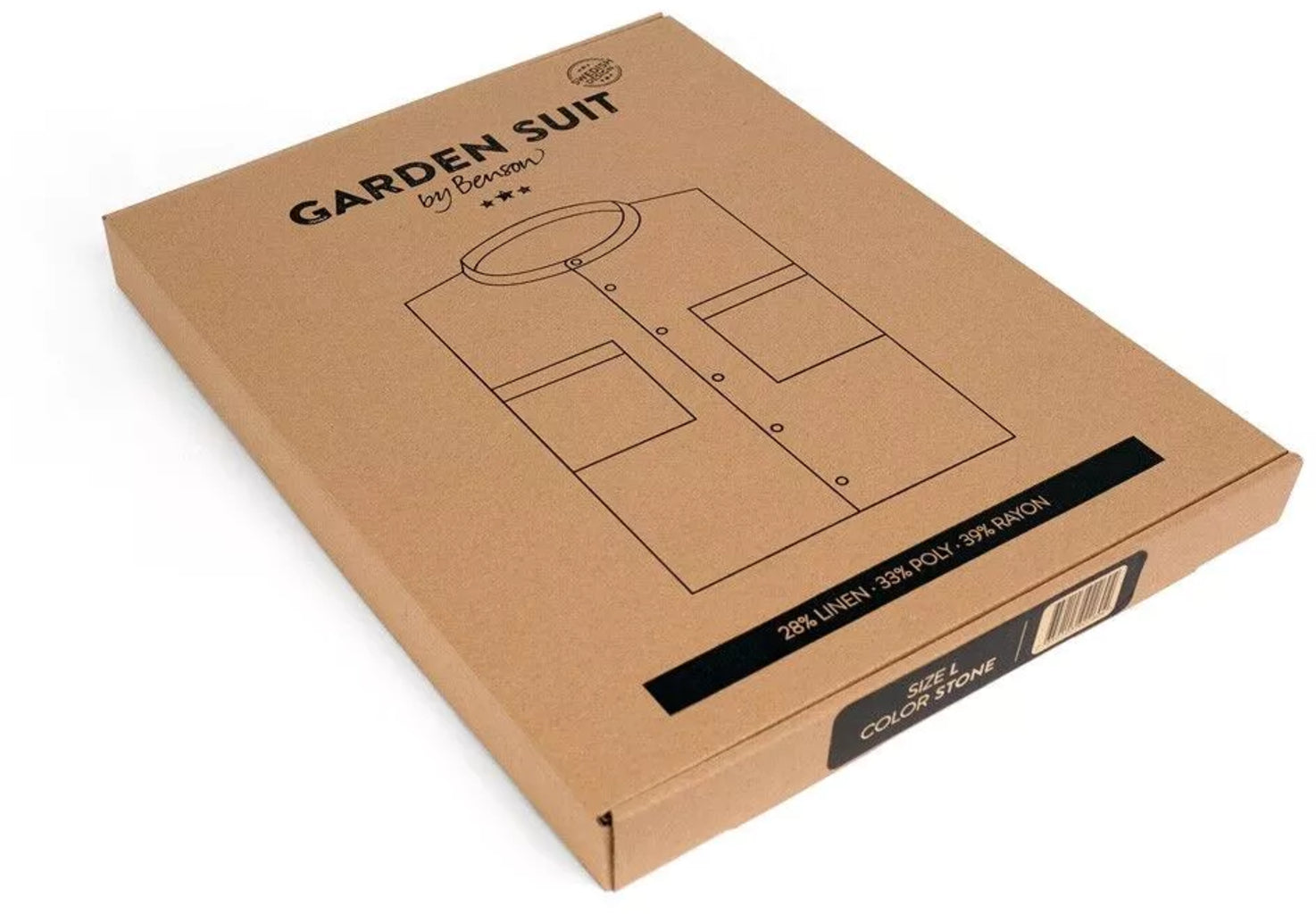  Gartenanzug / Overall - Schwarz, XXL