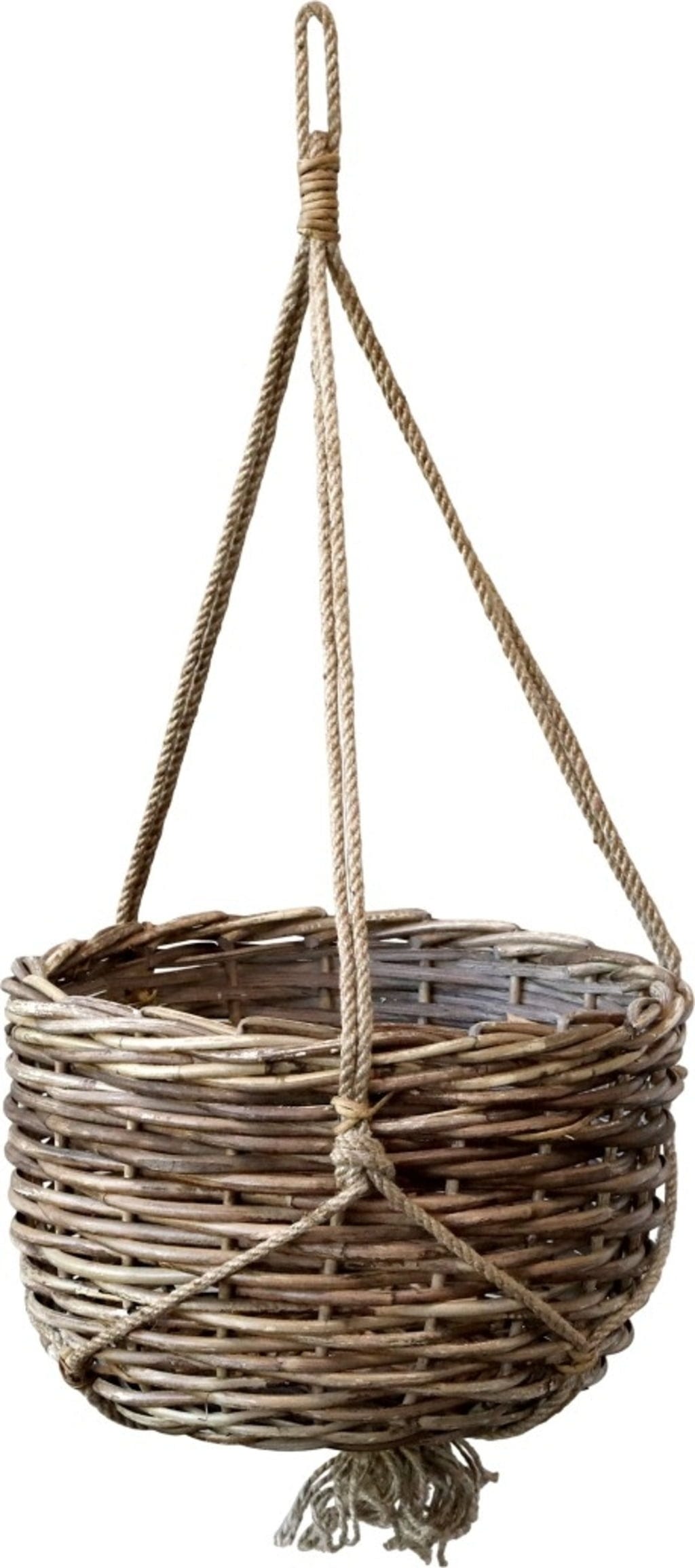  Korb-Blumenampel, H 22 Cm Ø 35 Cm