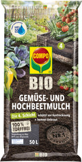 Compo BIO Gemüse- Und Hochbeetmulch Torffrei, 50 L