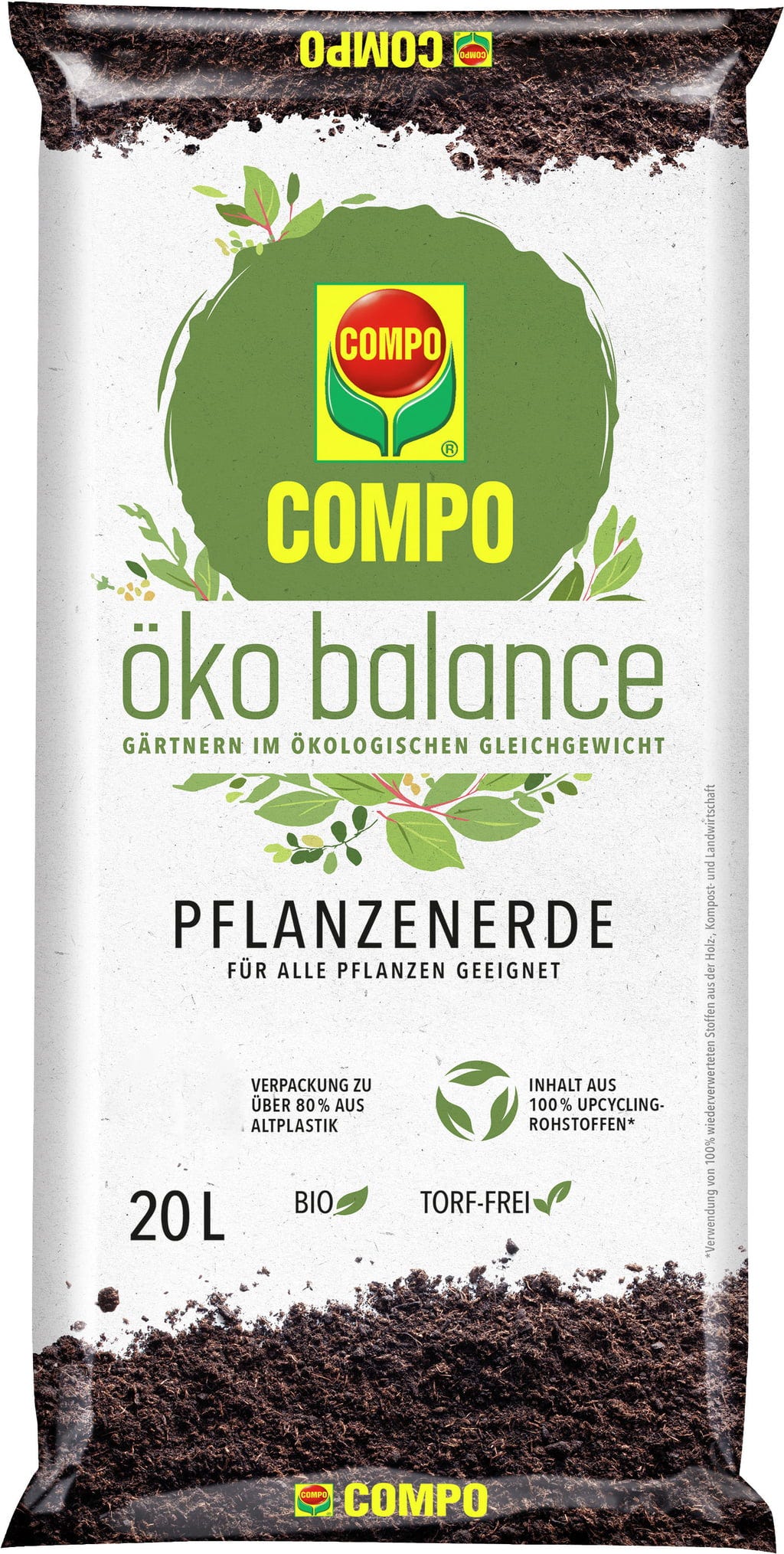 Compo Öko Balance® Pflanzenerde, 20 L