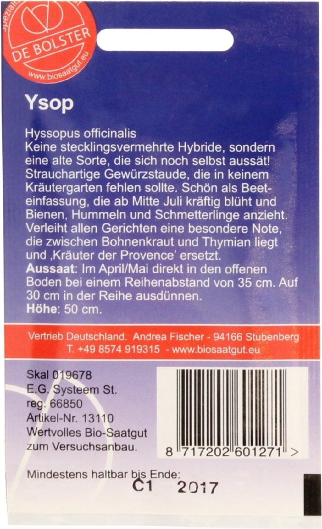  Ysop, 1 G