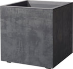  Pflanztopf "Quadro Millenium" Mit Wasserreservoir - Anthrazit, 39 Cm