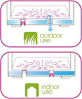 Pflanztopf "Quadro Millenium" Mit Wasserreservoir - Anthrazit, 39 Cm