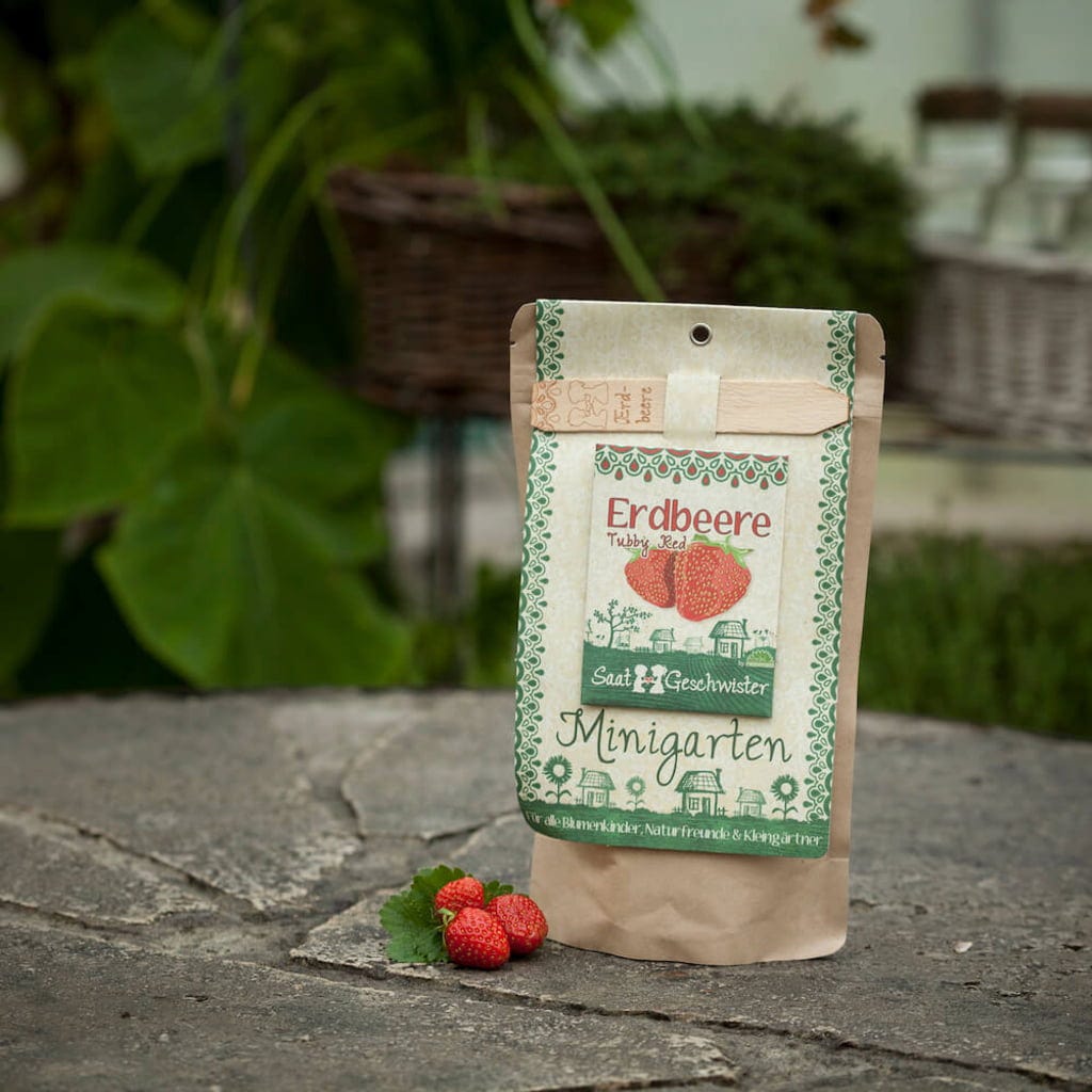  Minigarten Erdbeere "Tubby Red"