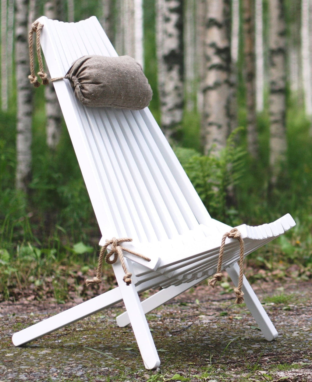  EcoChair Birke, Weiß Lackiert
