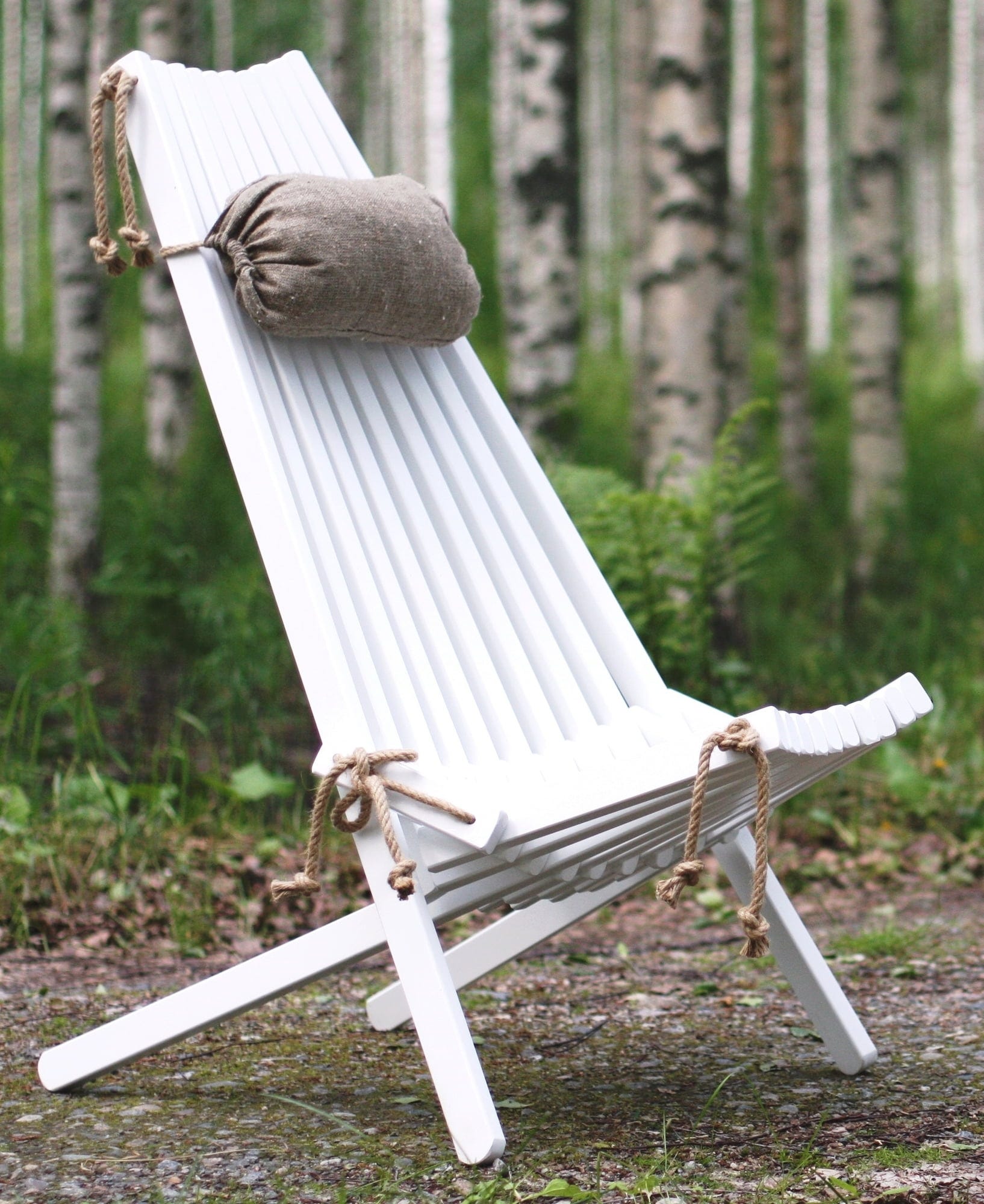  EcoChair Birke, Weiß Lackiert