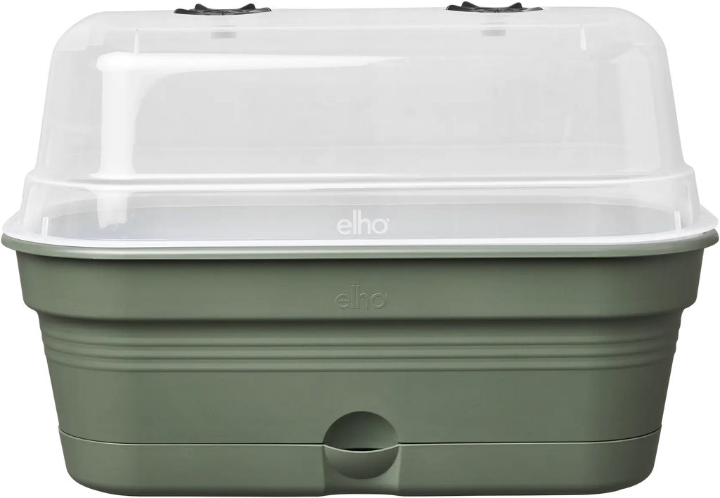 Elho Anzuchtschalen-Set Green Basics Allin1 - M, Laubgrün