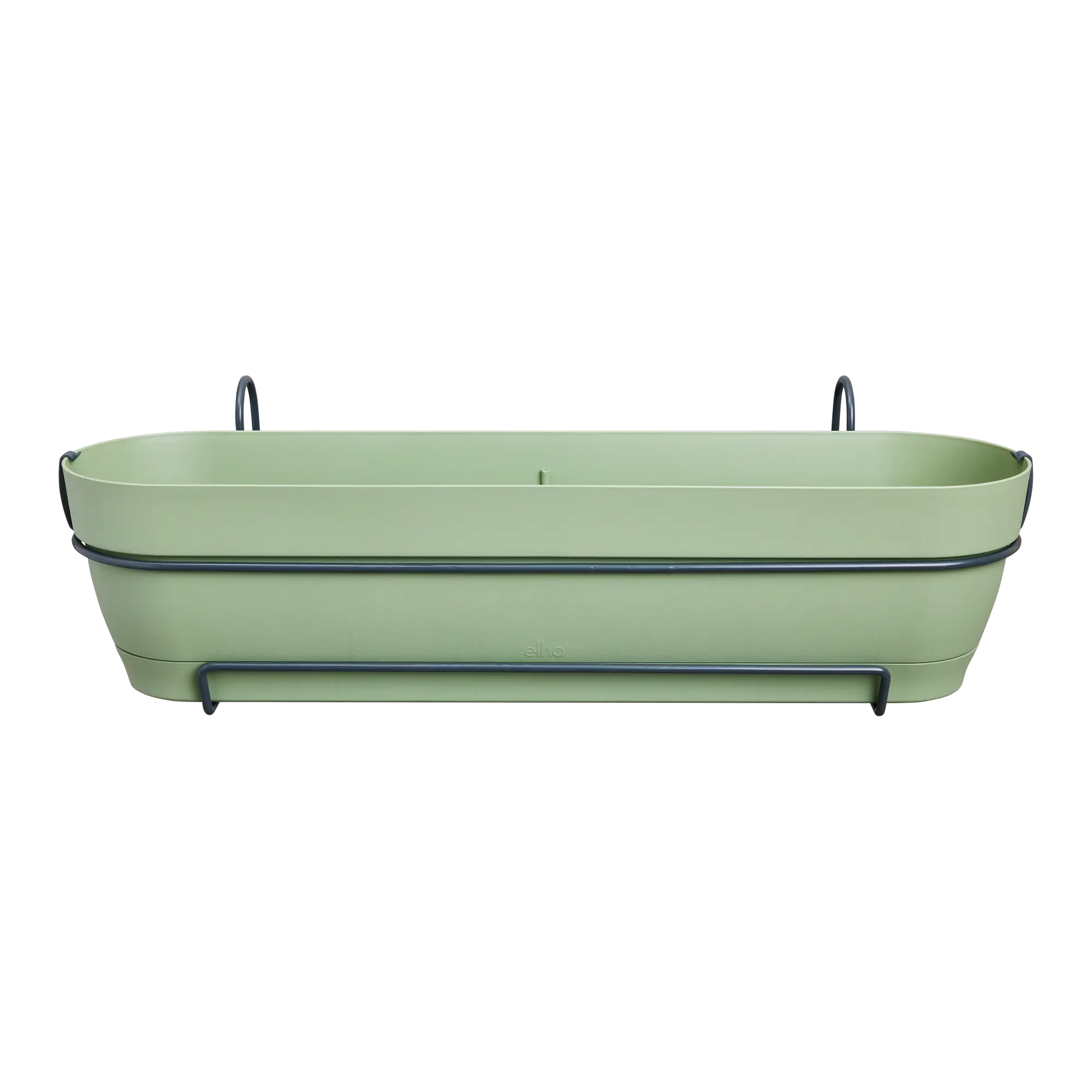 Elho Balkonkasten Vibia Campana Allin1, 70 Cm, Pistazien Grün