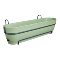 Elho Balkonkasten Vibia Campana Allin1, 70 Cm, Pistazien Grün