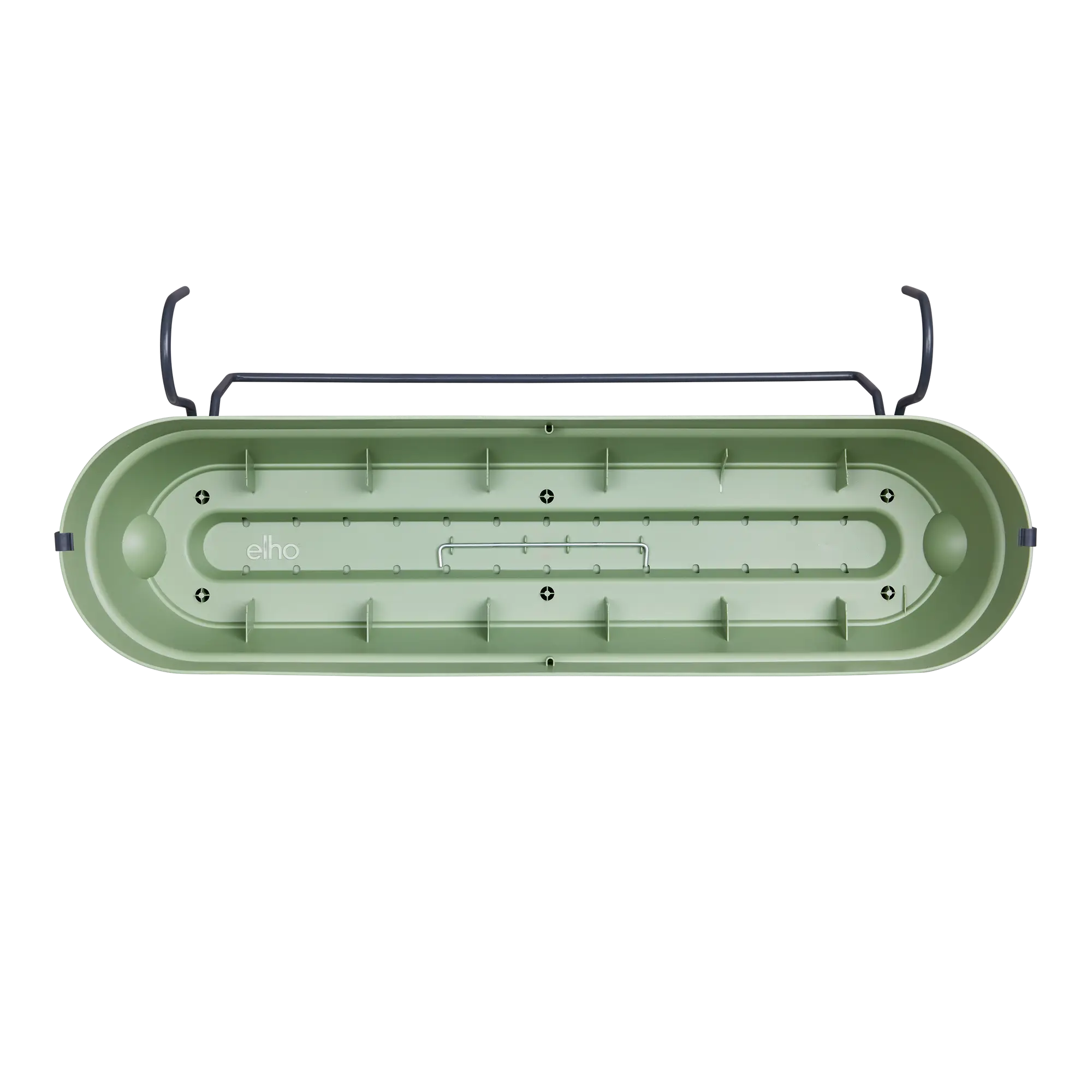 Elho Balkonkasten Vibia Campana Allin1, 70 Cm, Pistazien Grün