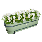 Elho Balkonkasten Vibia Campana Allin1, 70 Cm, Pistazien Grün