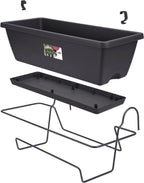 Elho Barcelona Allin1 50 Cm, Anthrazit