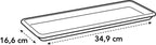 Elho Barcelona Balkonkasten Untersetzer 40 Cm, Weiss