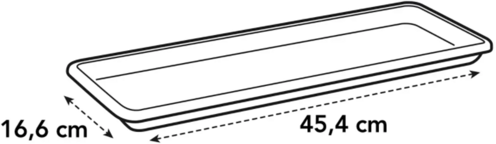 Elho Barcelona Balkonkasten Untersetzer 50 Cm, Pistazien Grün