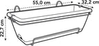 Elho Barcelona Xl Allin1 55 Cm, Anthrazit