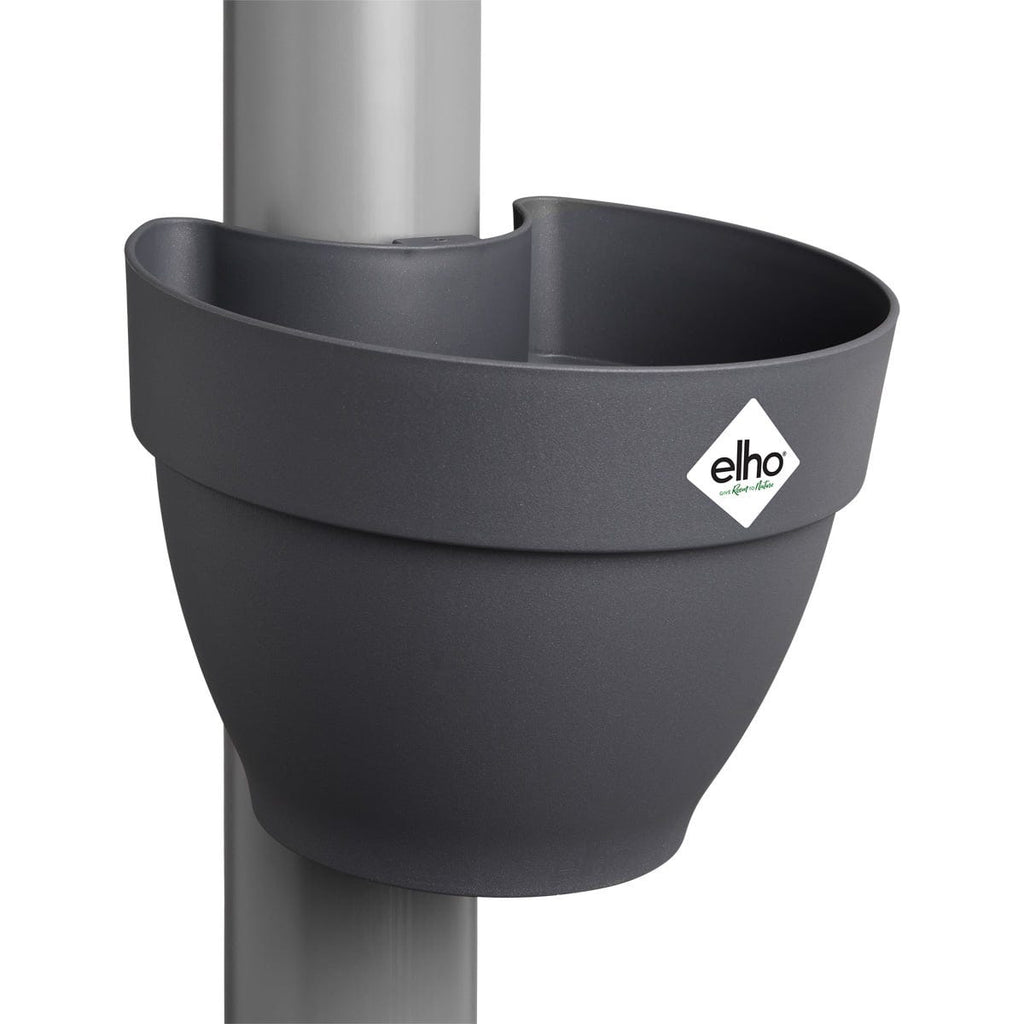 Elho Regenfallrohrpflanzgefäß Vibia Campana 22cm, Anthrazit