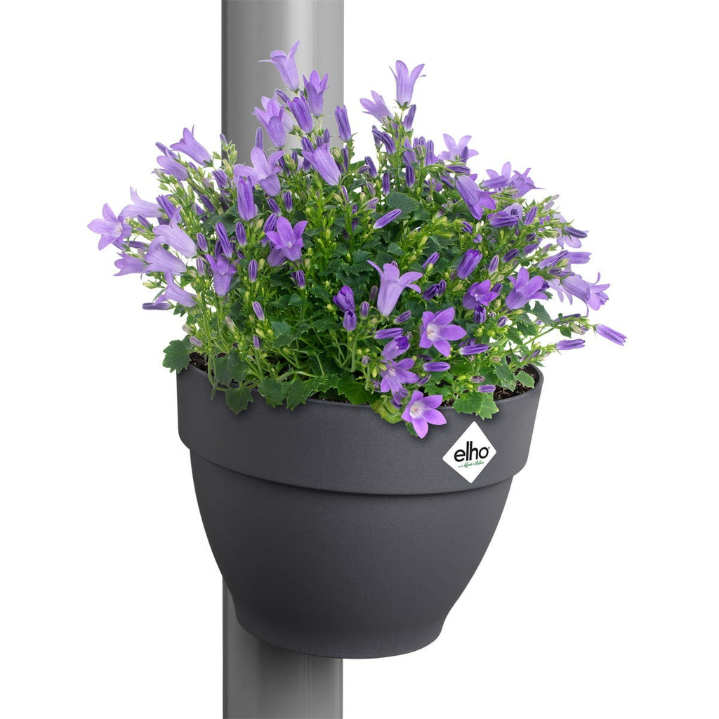 Elho Regenfallrohrpflanzgefäß Vibia Campana 22cm, Anthrazit