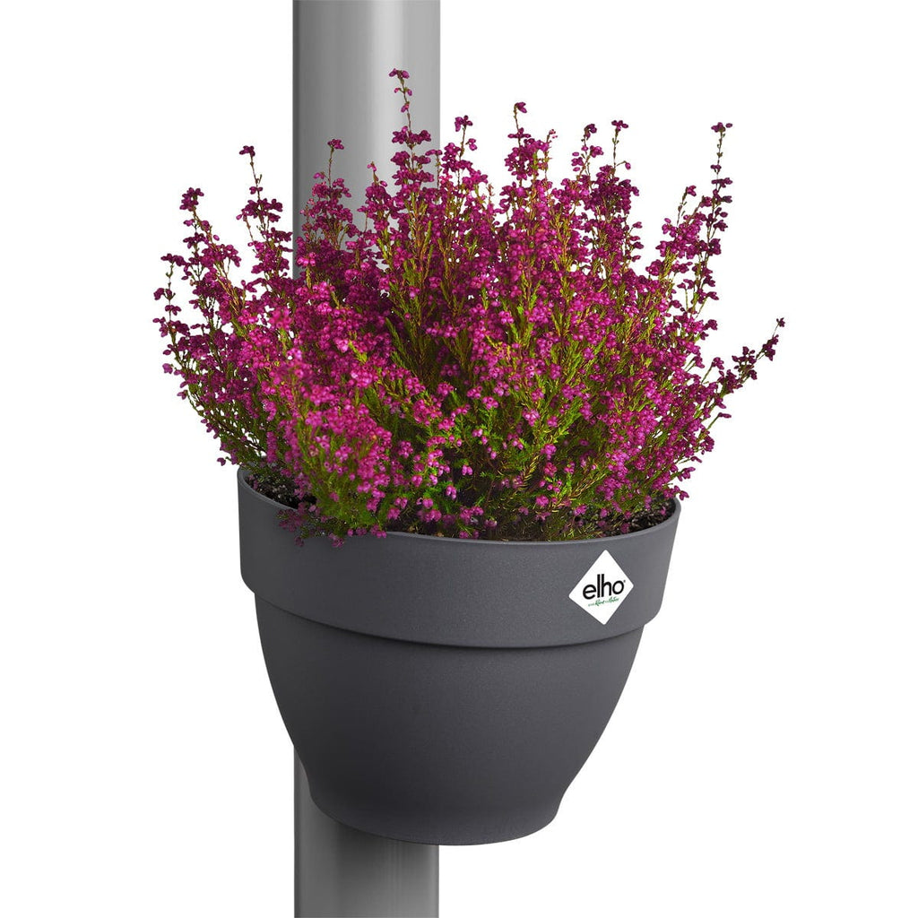 Elho Regenfallrohrpflanzgefäß Vibia Campana 22cm, Anthrazit