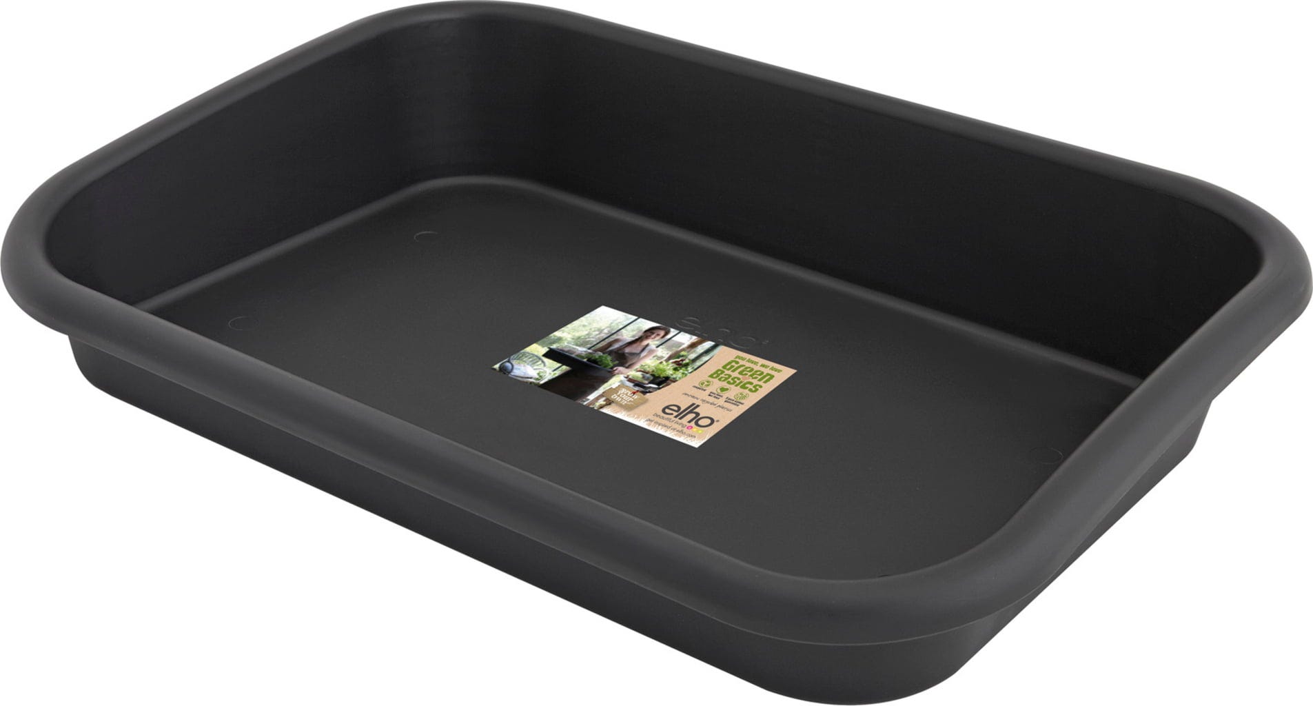 Elho Green Basics Anzucht Unterlage, Schwarz