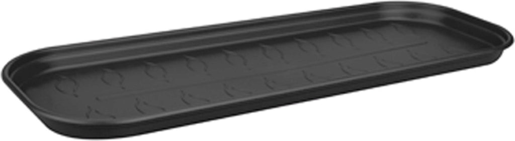 Elho Green Basics Anzucht-Untersetzer L, Lebhaft Schwarz