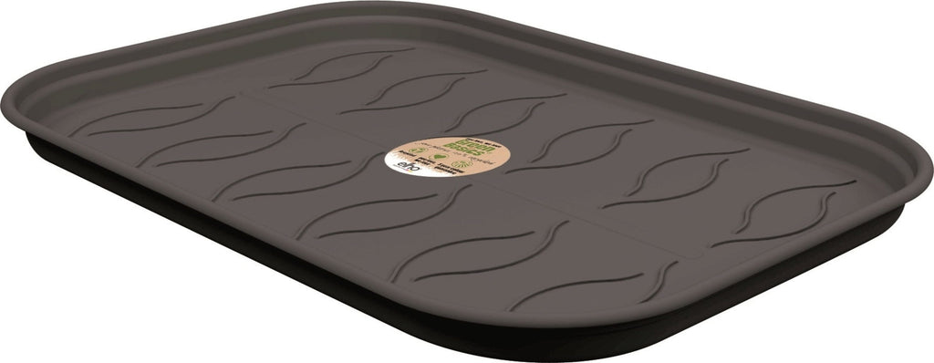 Elho Green Basics Anzucht-Untersetzer M, Lebhaft Schwarz