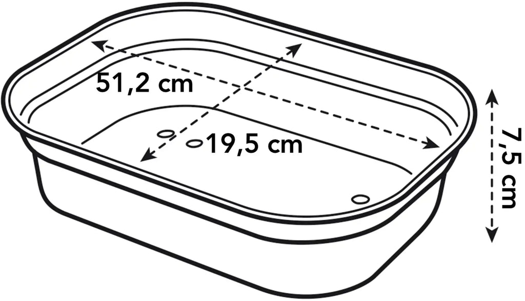 Elho Green Basics Anzuchtschale L, Lebhaft Schwarz