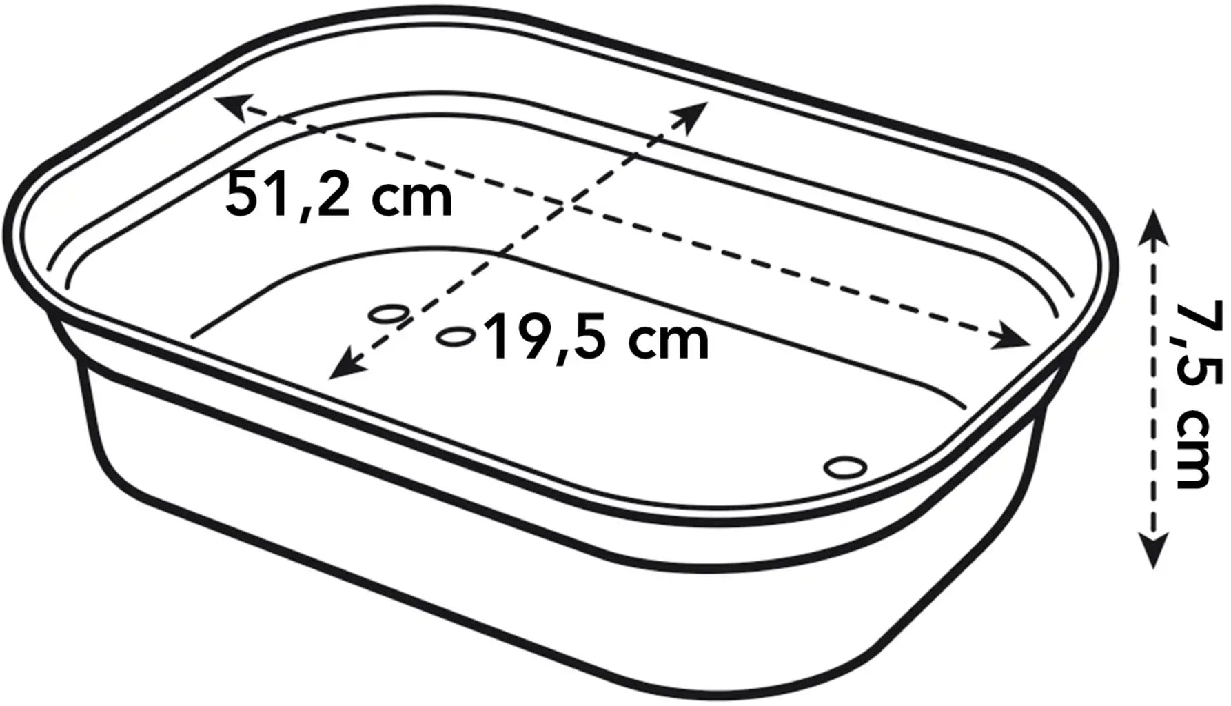 Elho Green Basics Anzuchtschale L, Lebhaft Schwarz