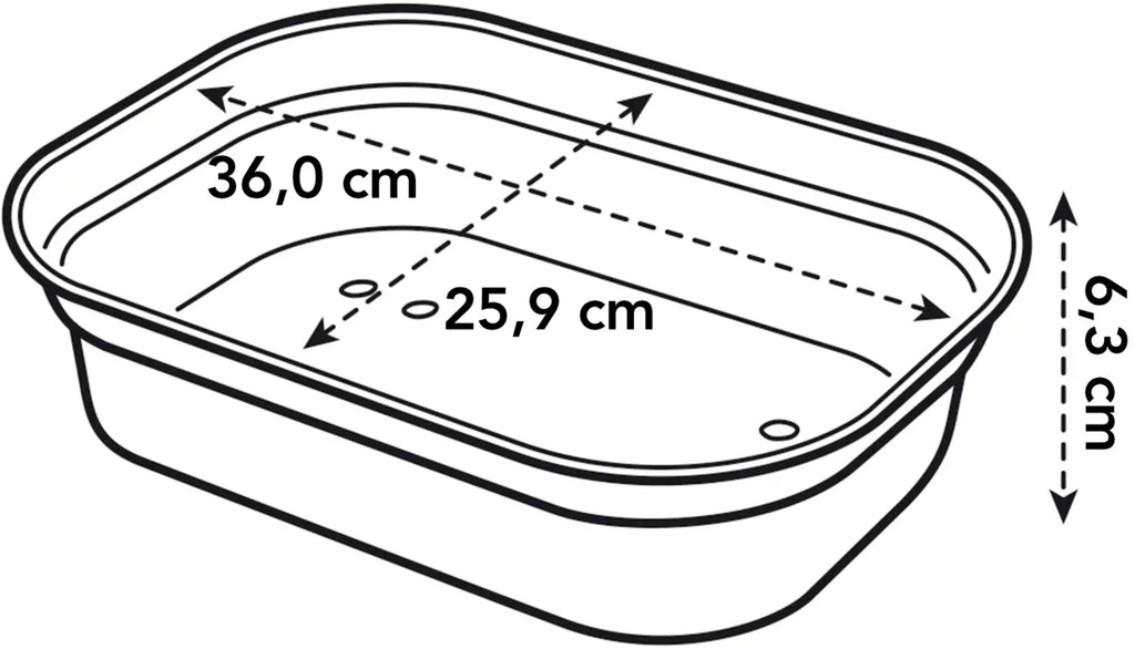 Elho Green Basics Anzuchtschale M, Lebhaft Schwarz