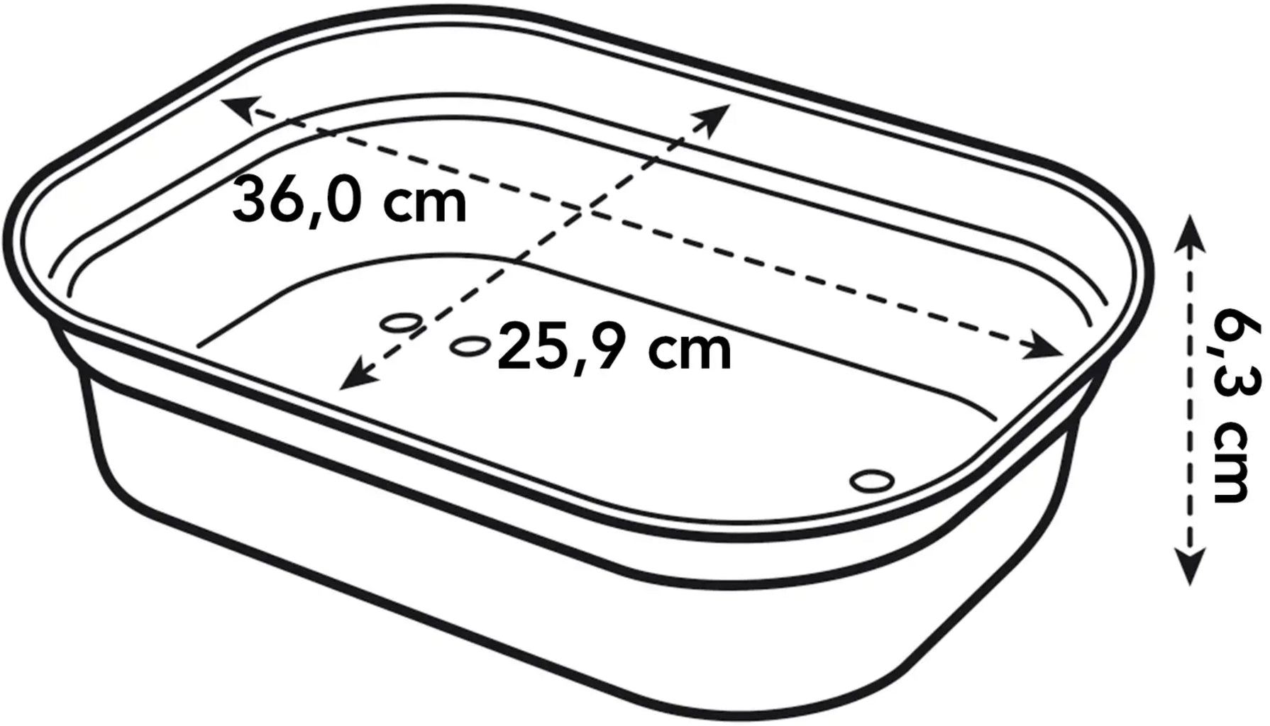 Elho Green Basics Anzuchtschale M, Lebhaft Schwarz