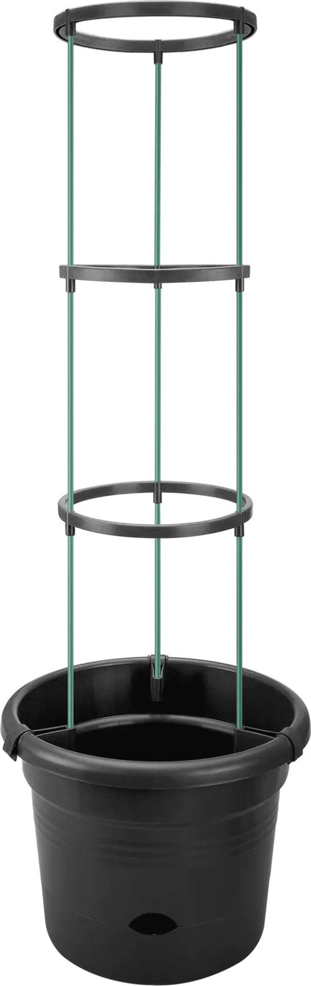 Elho Green Basics Tomatentopf 33 Cm, Schwarz